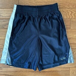 C9 BY CHAMPION Boys Athletic Shorts size XS navy white gray EUC